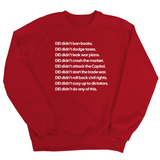 DEI Didn’t Do Any of This Unisex Sweatshirt-Sweatshirt-The Original God Ain't Petty But I Am