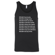 DEI Didn’t Do Any of This Unisex Tank Top-T-Shirt-The Original God Ain't Petty But I Am