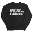 DEI didn't eff up the reflecting pool. A RACIST DID Unisex Sweatshirt-Sweatshirt-The Original God Ain't Petty But I Am