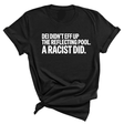 DEI didn't eff up the reflecting pool. A RACIST DID Unisex Tee-T-Shirt-The Original God Ain't Petty But I Am