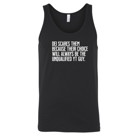 DEI scares them because their choice will always be the unqualified YT guy Unisex Tank Top-T-Shirt-The Original God Ain't Petty But I Am