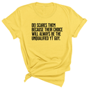 DEI scares them because their choice will always be the unqualified YT guy Unisex Tee-T-Shirt-The Original God Ain't Petty But I Am