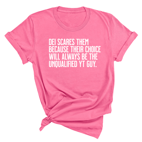 DEI scares them because their choice will always be the unqualified YT guy Unisex Tee-T-Shirt-The Original God Ain't Petty But I Am