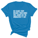DEI scares them because their choice will always be the unqualified YT guy Unisex Tee-T-Shirt-The Original God Ain't Petty But I Am