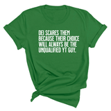 DEI scares them because their choice will always be the unqualified YT guy Unisex Tee-T-Shirt-The Original God Ain't Petty But I Am