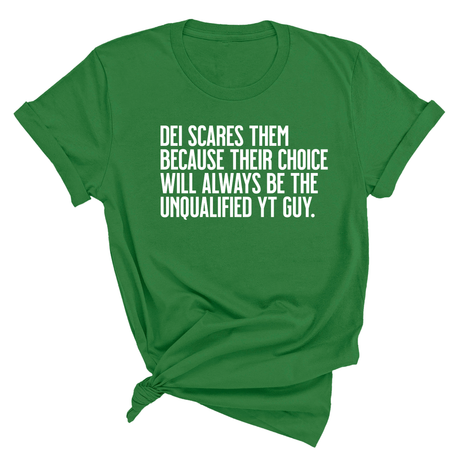 DEI scares them because their choice will always be the unqualified YT guy Unisex Tee-T-Shirt-The Original God Ain't Petty But I Am