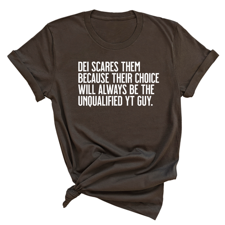 DEI scares them because their choice will always be the unqualified YT guy Unisex Tee-T-Shirt-The Original God Ain't Petty But I Am