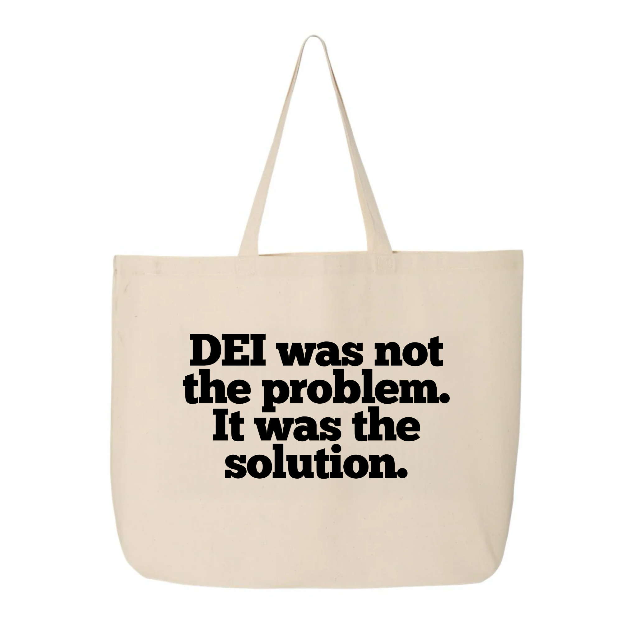 DEI was not the problem. It was the solution Tote bag-Tote Bag-The Original God Ain't Petty But I Am