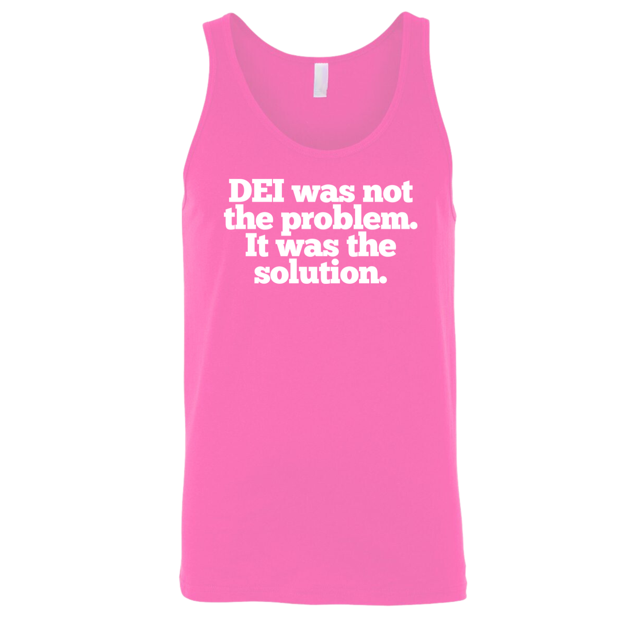 DEI was not the problem. It was the solution Unisex Tank Top-T-Shirt-The Original God Ain't Petty But I Am