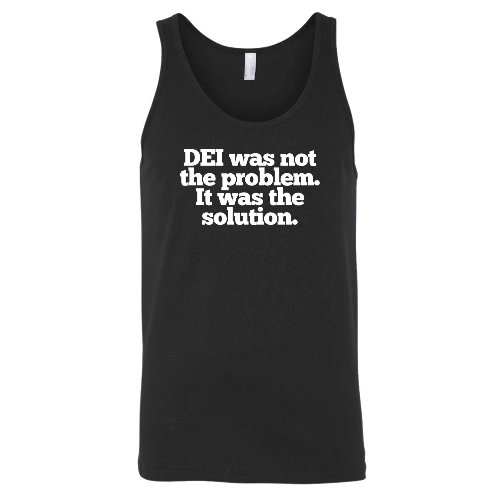 DEI was not the problem. It was the solution Unisex Tank Top-T-Shirt-The Original God Ain't Petty But I Am