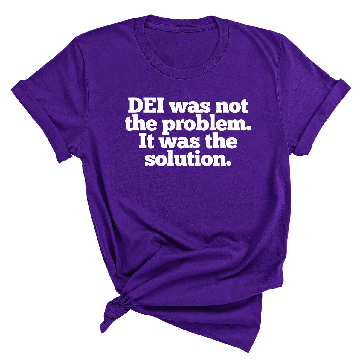 DEI was not the problem. It was the solution Unisex Tee-T-Shirt-The Original God Ain't Petty But I Am