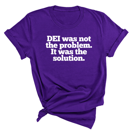 DEI was not the problem. It was the solution Unisex Tee-T-Shirt-The Original God Ain't Petty But I Am