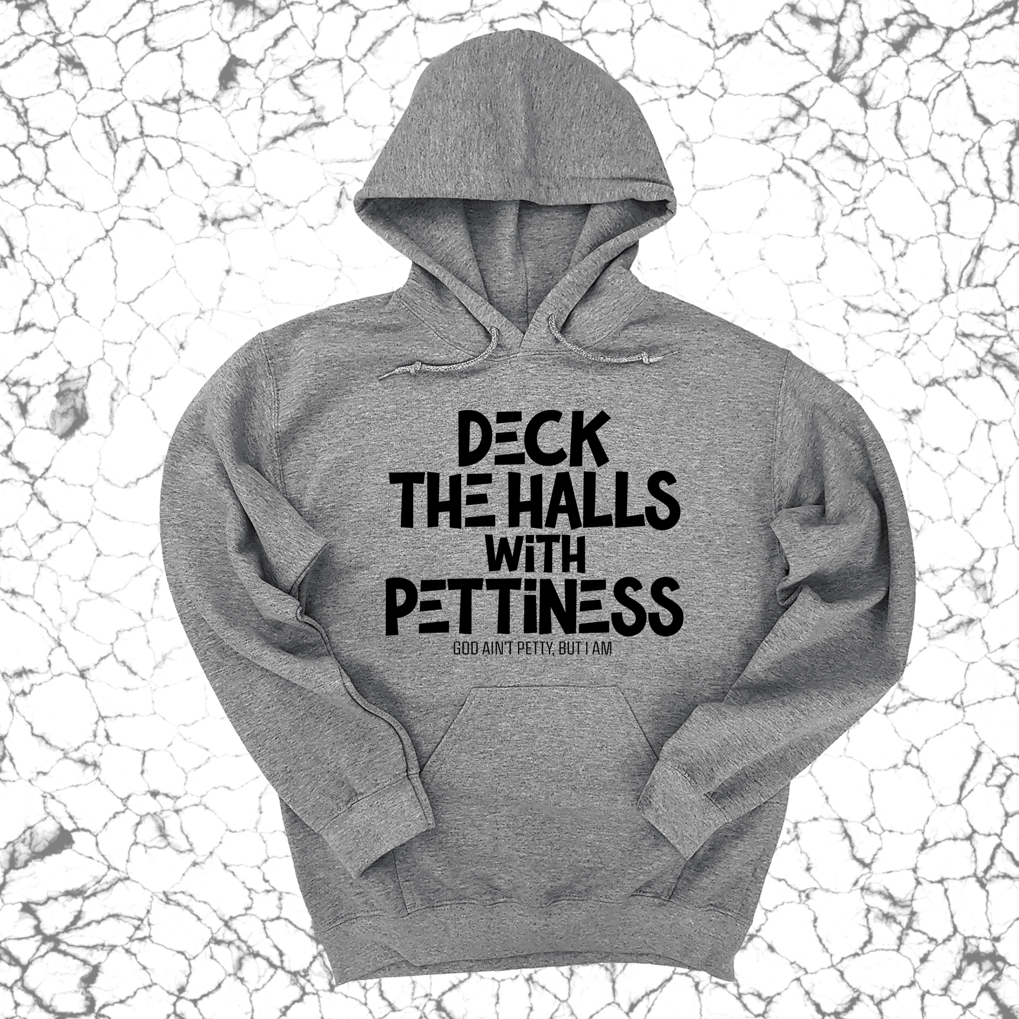 Deck the Halls with Pettiness Unisex Hoodie-Hoodie-The Original God Ain't Petty But I Am