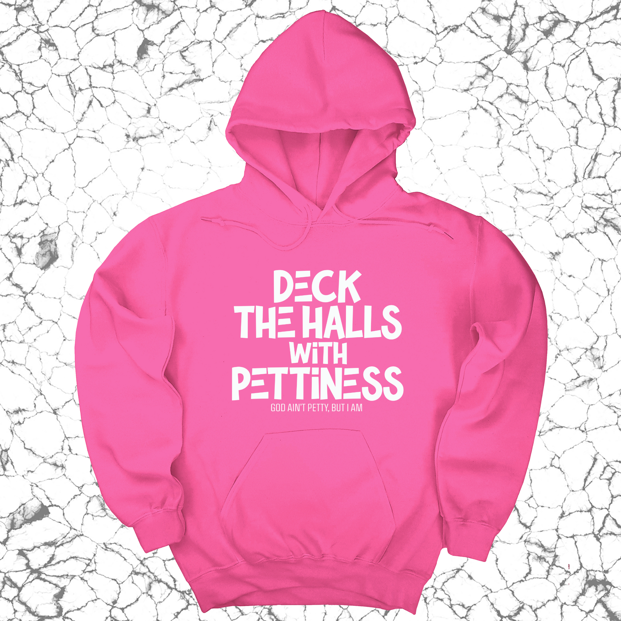 Deck the Halls with Pettiness Unisex Hoodie-Hoodie-The Original God Ain't Petty But I Am