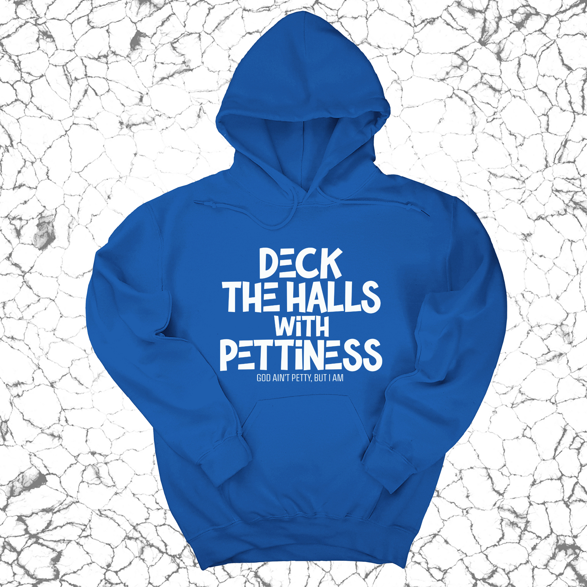 Deck the Halls with Pettiness Unisex Hoodie-Hoodie-The Original God Ain't Petty But I Am