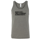 Dissent is not a threat to democracy. Silencing Dissent is Unisex Tank Top-T-Shirt-The Original God Ain't Petty But I Am
