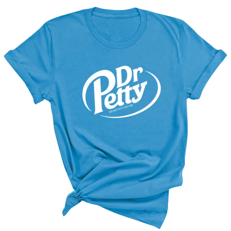 Dr. Petty Unisex Tee-T-Shirt-The Original God Ain't Petty But I Am