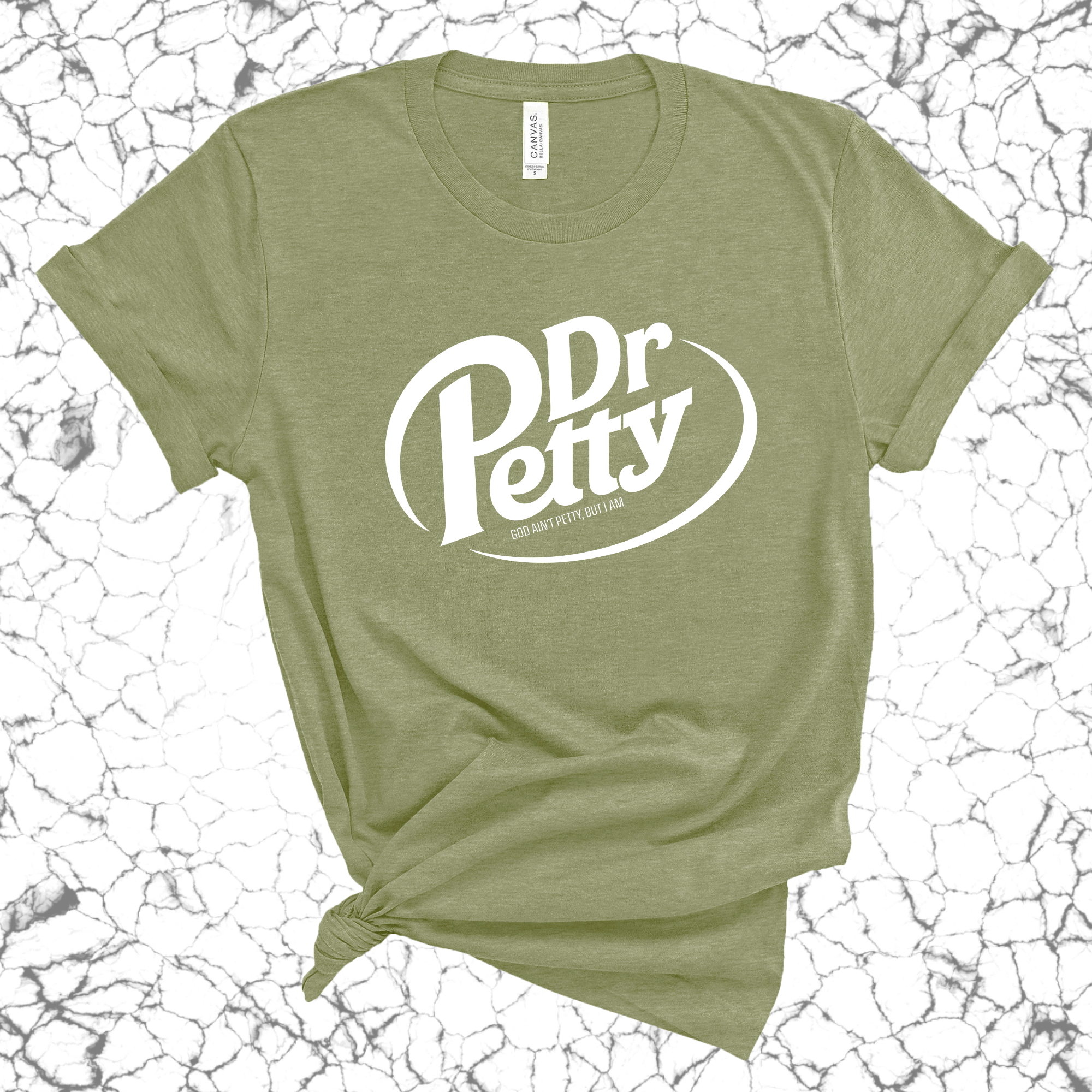 Dr. Petty Unisex Tee-T-Shirt-The Original God Ain't Petty But I Am