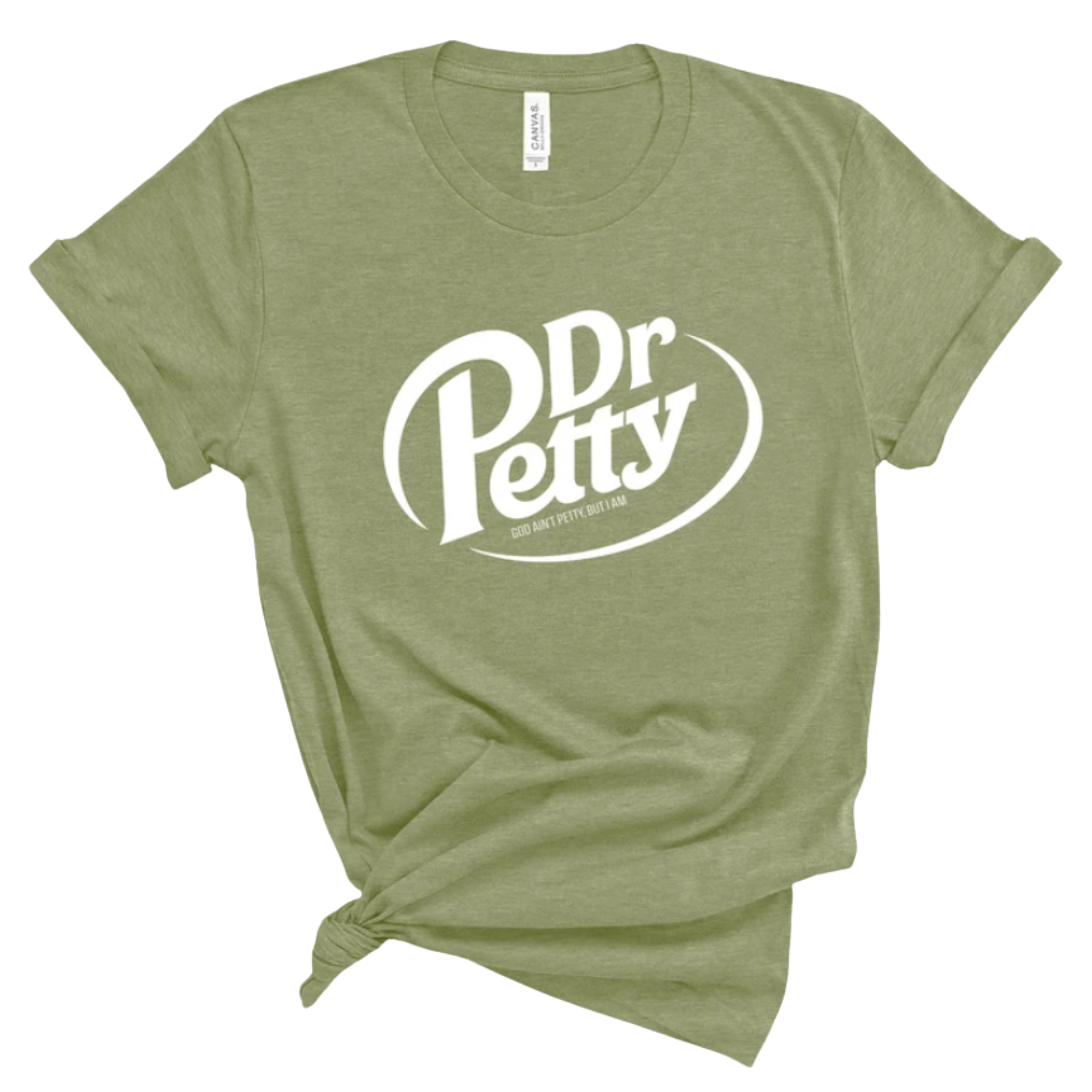 Dr. Petty Unisex Tee-T-Shirt-The Original God Ain't Petty But I Am