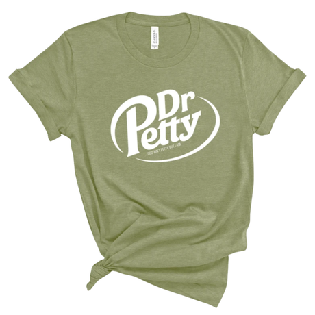 Dr. Petty Unisex Tee-T-Shirt-The Original God Ain't Petty But I Am