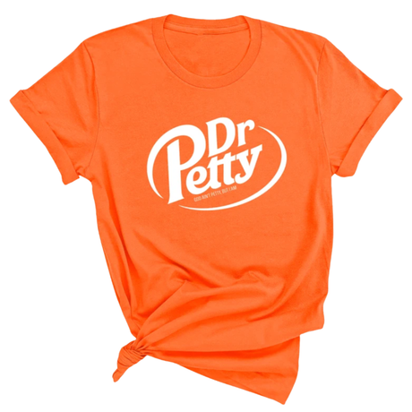 Dr. Petty Unisex Tee-T-Shirt-The Original God Ain't Petty But I Am