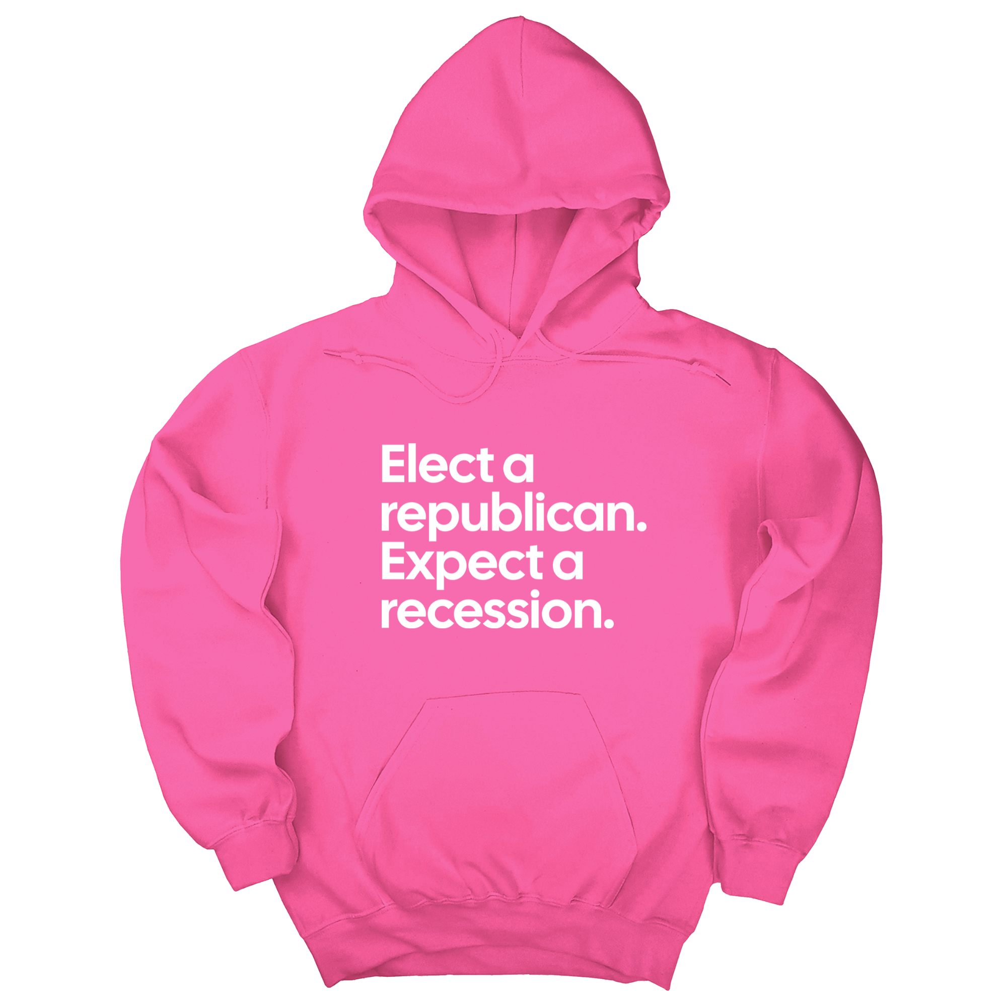 Elect a Republican. Expect a Recession Unisex Hoodie-Hoodie-The Original God Ain't Petty But I Am