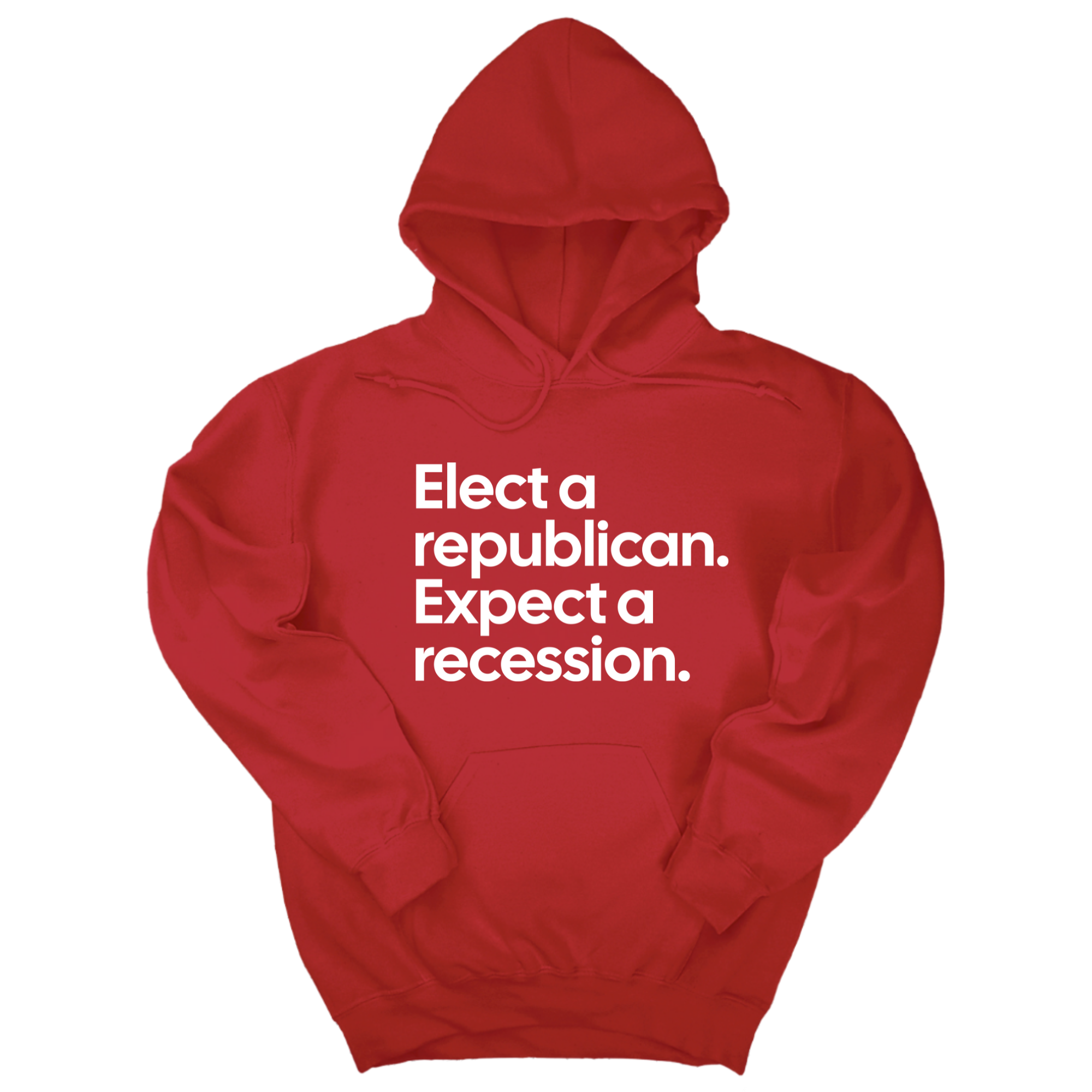 Elect a Republican. Expect a Recession Unisex Hoodie-Hoodie-The Original God Ain't Petty But I Am