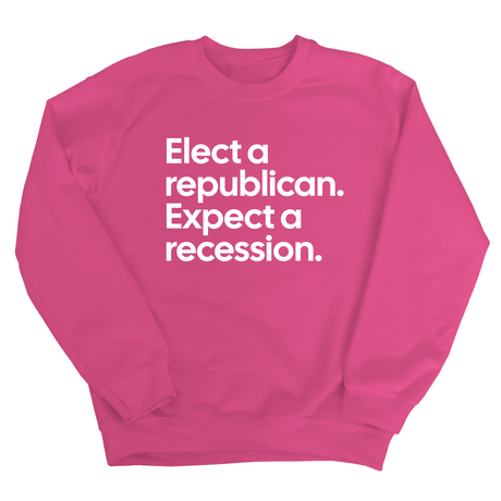 Elect a Republican. Expect a Recession Unisex Sweatshirt-Sweatshirt-The Original God Ain't Petty But I Am