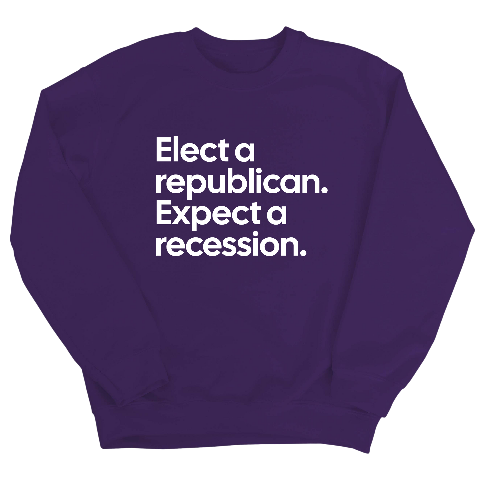 Elect a Republican. Expect a Recession Unisex Sweatshirt-Sweatshirt-The Original God Ain't Petty But I Am