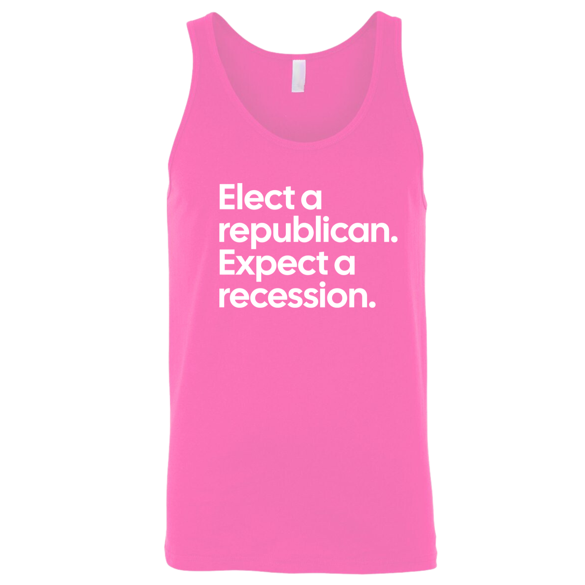 Elect a Republican. Expect a Recession Unisex Tank Top-T-Shirt-The Original God Ain't Petty But I Am