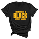 Every Month is Black History Month Unisex Tee-T-Shirt-The Original God Ain't Petty But I Am