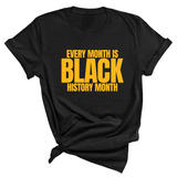 Every Month is Black History Month Unisex Tee-T-Shirt-The Original God Ain't Petty But I Am