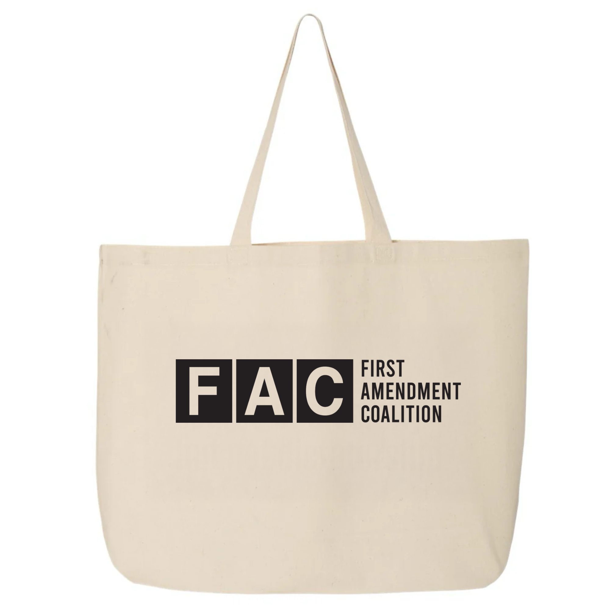 FAC First Amendment Coalition Tote bag (FRONT & BACK CUSTOM PRINT)-Tote Bag-The Original God Ain't Petty But I Am