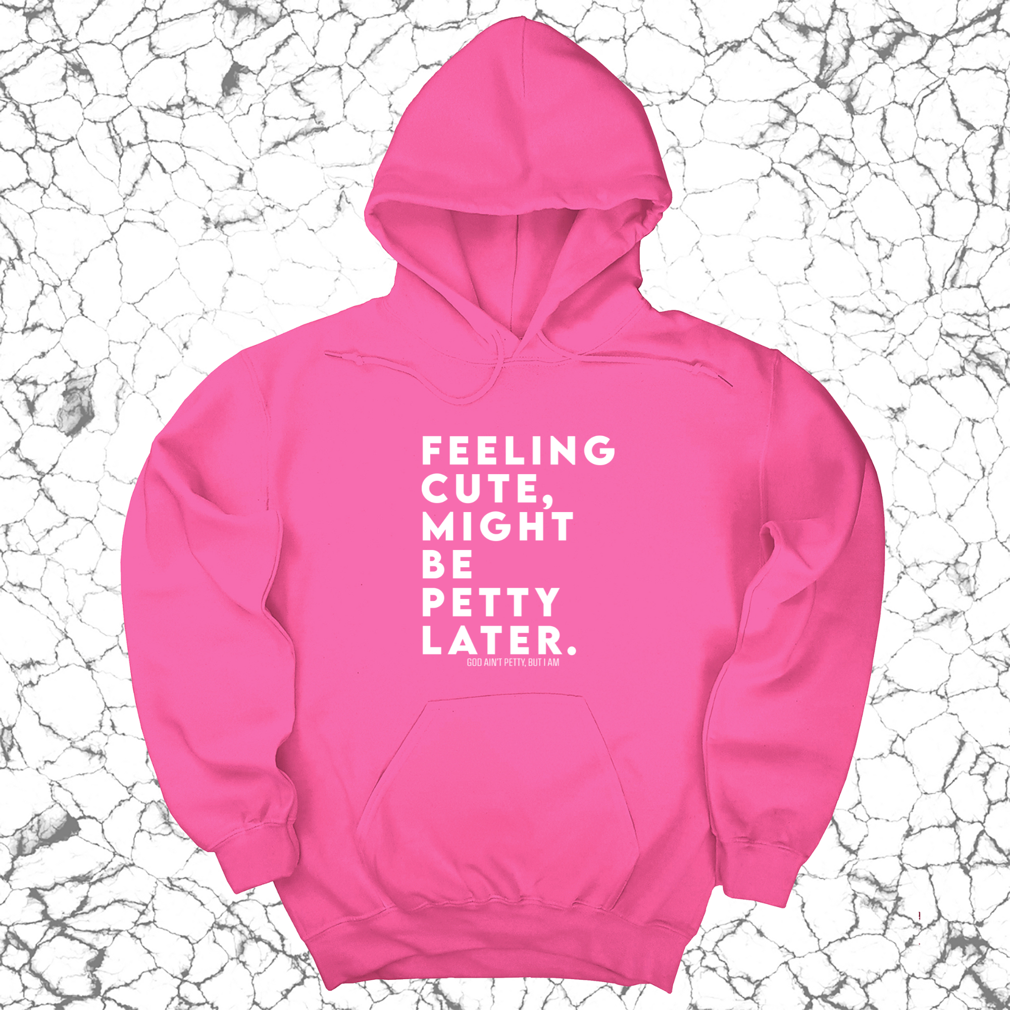 Feeling cute, might be petty later Unisex Hoodie-Hoodie-The Original God Ain't Petty But I Am