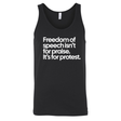 Freedom of Speech Isn’t for Praise. It’s for Protest Unisex Tank Top-T-Shirt-The Original God Ain't Petty But I Am