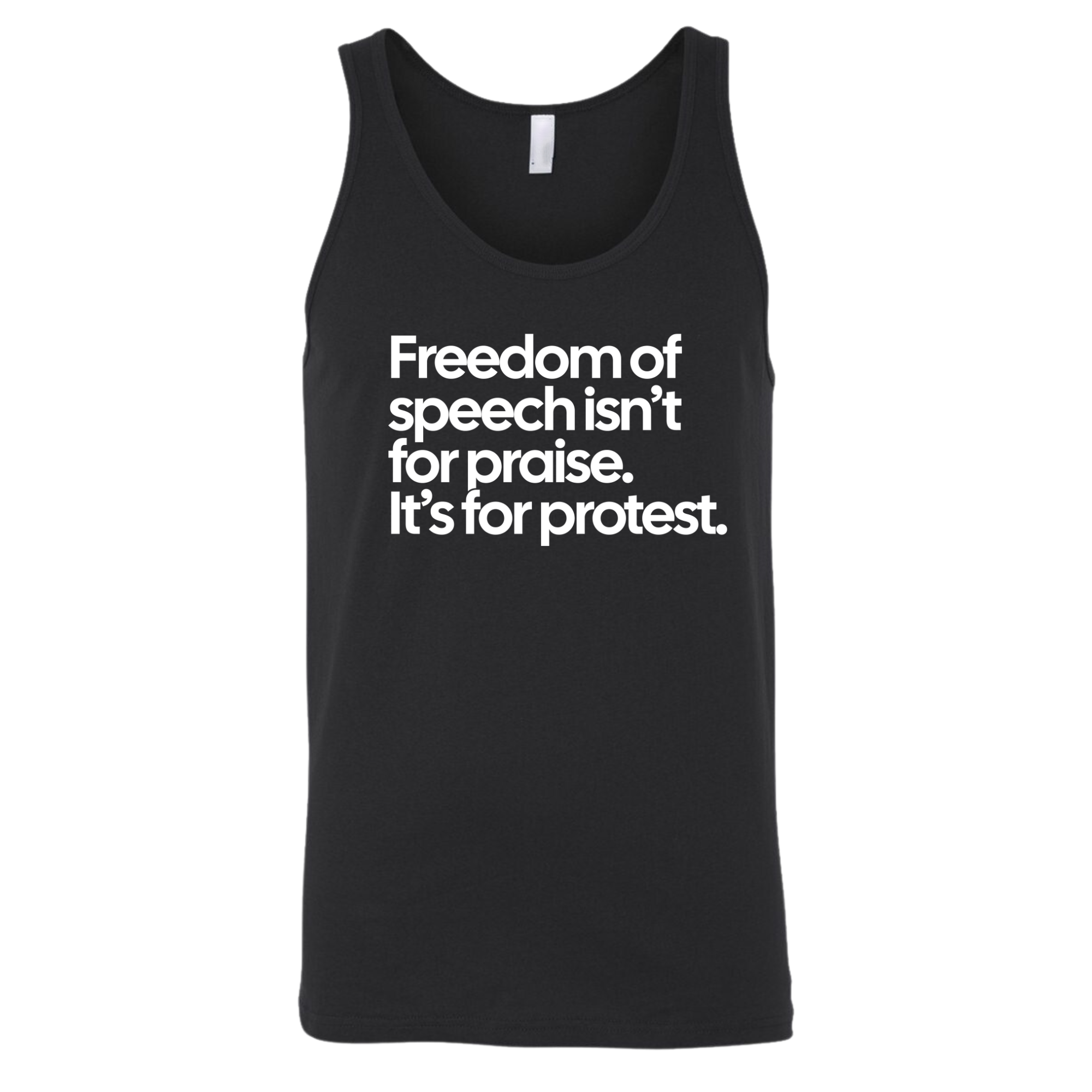 Freedom of Speech Isn’t for Praise. It’s for Protest Unisex Tank Top-T-Shirt-The Original God Ain't Petty But I Am