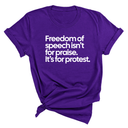 Freedom of Speech Isn’t for Praise. It’s for Protest Unisex Tee-T-Shirt-The Original God Ain't Petty But I Am