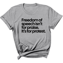 Freedom of Speech Isn’t for Praise. It’s for Protest Unisex Tee-T-Shirt-The Original God Ain't Petty But I Am