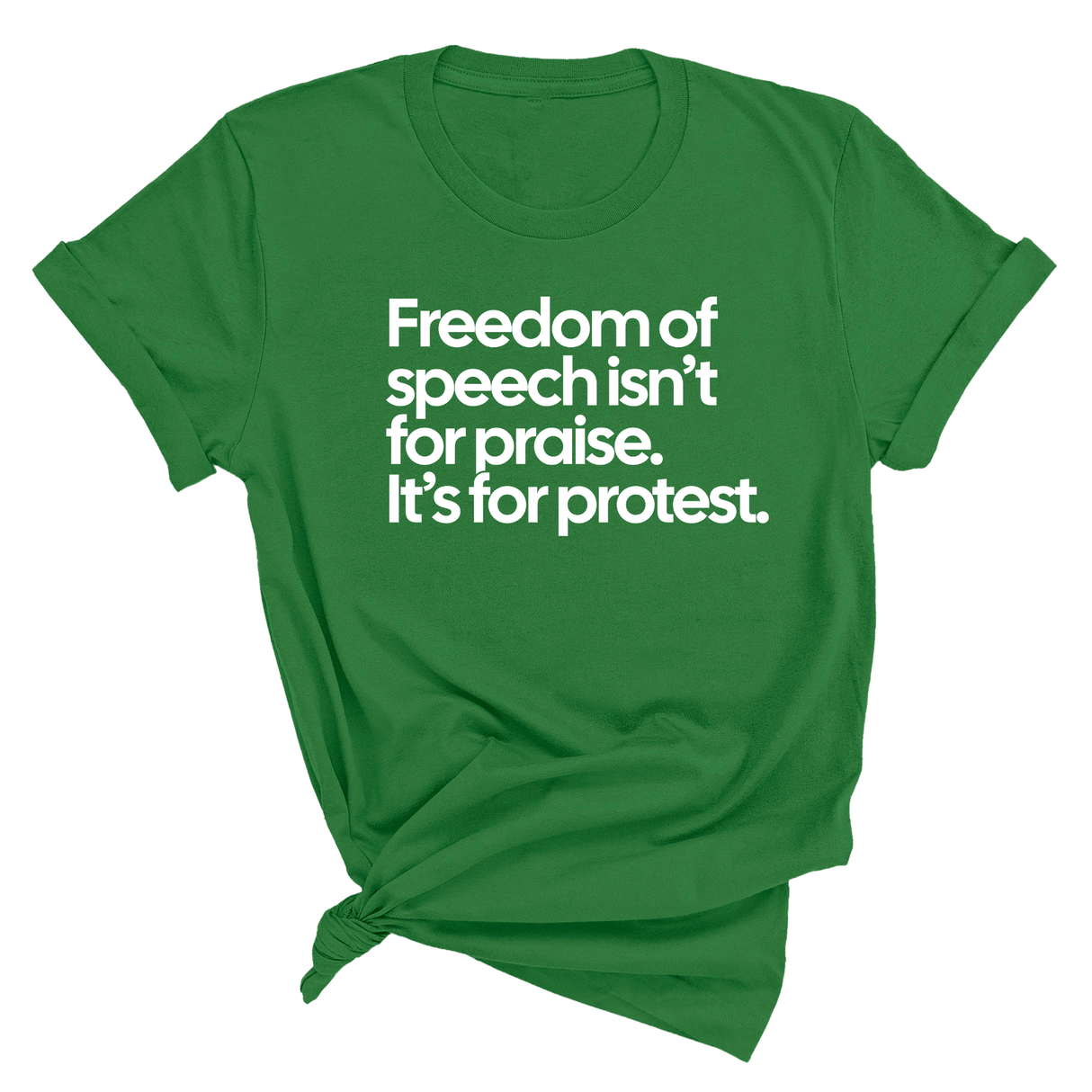 Freedom of Speech Isn’t for Praise. It’s for Protest Unisex Tee-T-Shirt-The Original God Ain't Petty But I Am