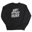 God's Pettiest Soldier Unisex Sweatshirt-Sweatshirt-The Original God Ain't Petty But I Am