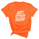 God's Pettiest Soldier Unisex Tee-T-Shirt-The Original God Ain't Petty But I Am