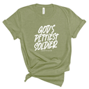 God's Pettiest Soldier Unisex Tee-T-Shirt-The Original God Ain't Petty But I Am