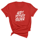 God's Pettiest Soldier Unisex Tee-T-Shirt-The Original God Ain't Petty But I Am