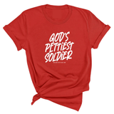 God's Pettiest Soldier Unisex Tee-T-Shirt-The Original God Ain't Petty But I Am