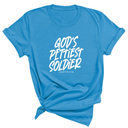 God's Pettiest Soldier Unisex Tee-T-Shirt-The Original God Ain't Petty But I Am