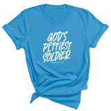 God's Pettiest Soldier Unisex Tee-T-Shirt-The Original God Ain't Petty But I Am