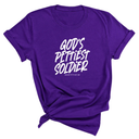 God's Pettiest Soldier Unisex Tee-T-Shirt-The Original God Ain't Petty But I Am