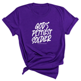 God's Pettiest Soldier Unisex Tee-T-Shirt-The Original God Ain't Petty But I Am