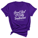 Good Girl with Petty Tendencies Unisex Tee-T-Shirt-The Original God Ain't Petty But I Am