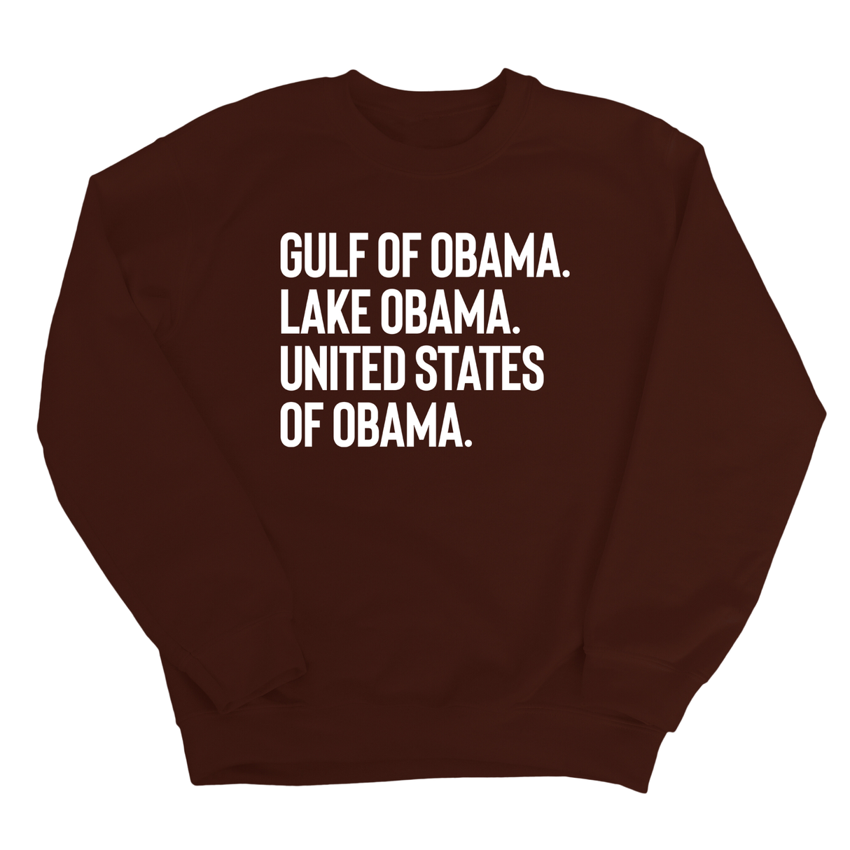 Gulf of Obama. Lake Obama. The United States of Obama Unisex Sweatshirt-Sweatshirt-The Original God Ain't Petty But I Am